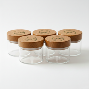 Wooden Transparent MasalaBox
